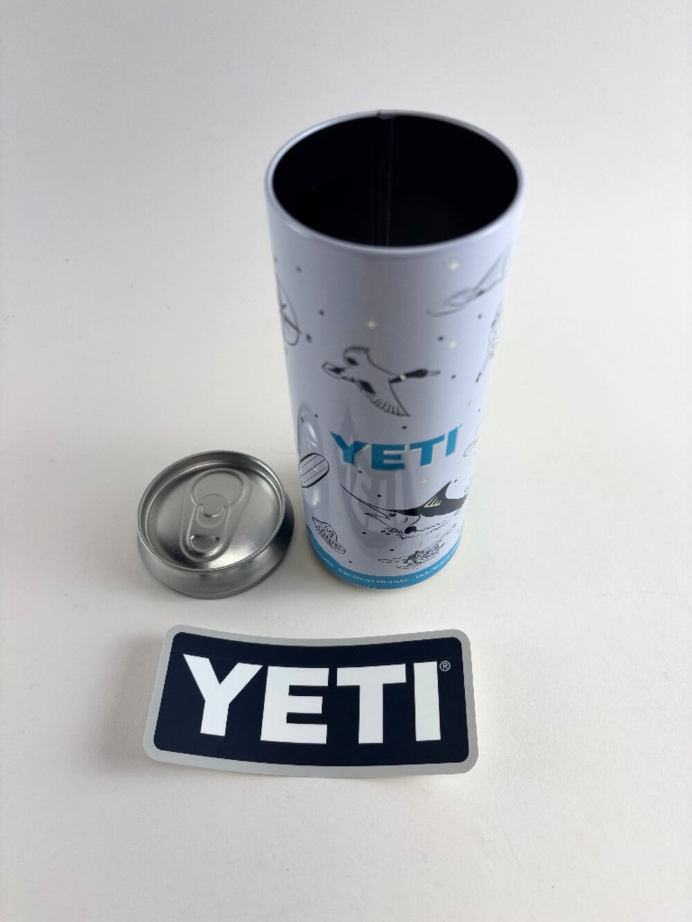 Metal YETI Limited Edition Outdoor 12oz Pop Top Stash Can